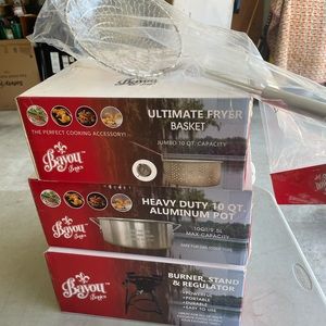 Bayou Basics Fish Fryer 10 QT 1-4pc set